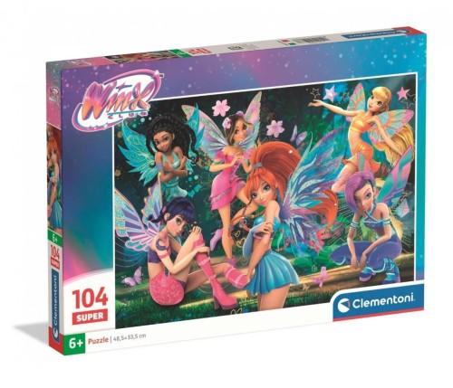 Puzzle 104 Super Winx, Clementoni