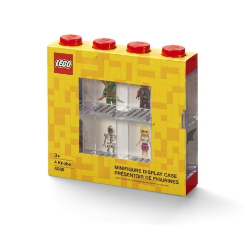 Lego(R) witrynka na 8 minifigurek czerwona, NHG