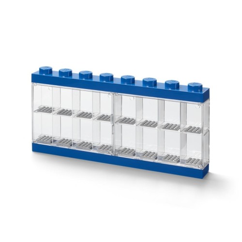 LEGO(R) witrynka na minifigurki 16 niebieska, NHG