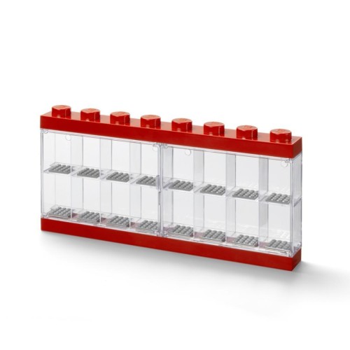 LEGO(R) witrynka na minifigurki 16 czerwona, NHG