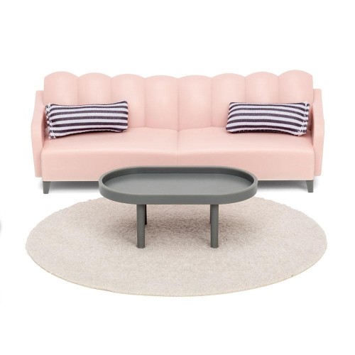 Meble do salonu do domku dla lalek basic, Lundby