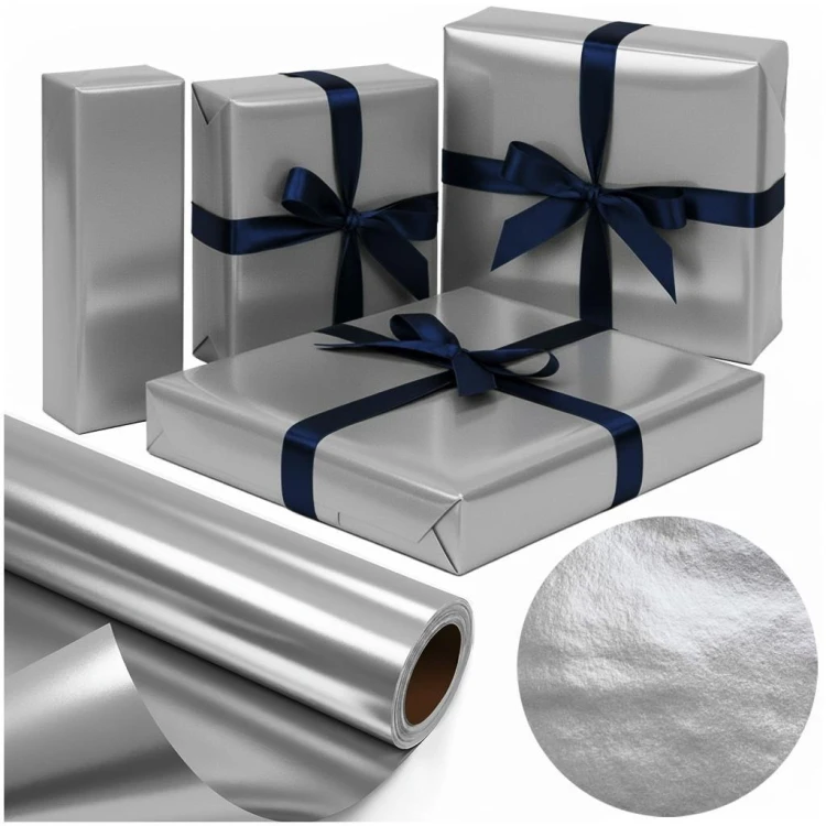 Papier metalik Silver X-Strong 57cmx25m, PaperHit