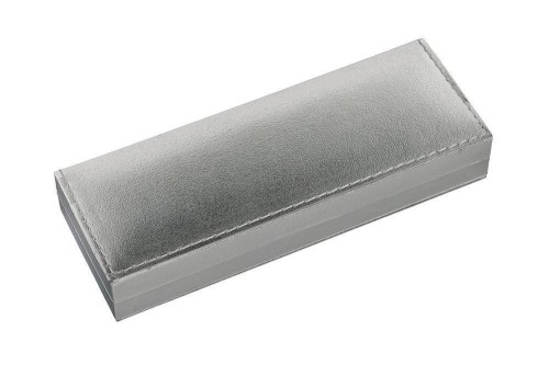 Etui z flokowaną wyściółką srebrne, Titanum