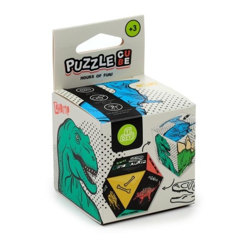 Puzzle układanka kostka Dinosauria, Puckator