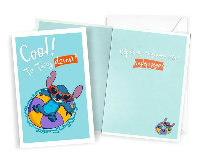 Karnet Urodziny Stitch
