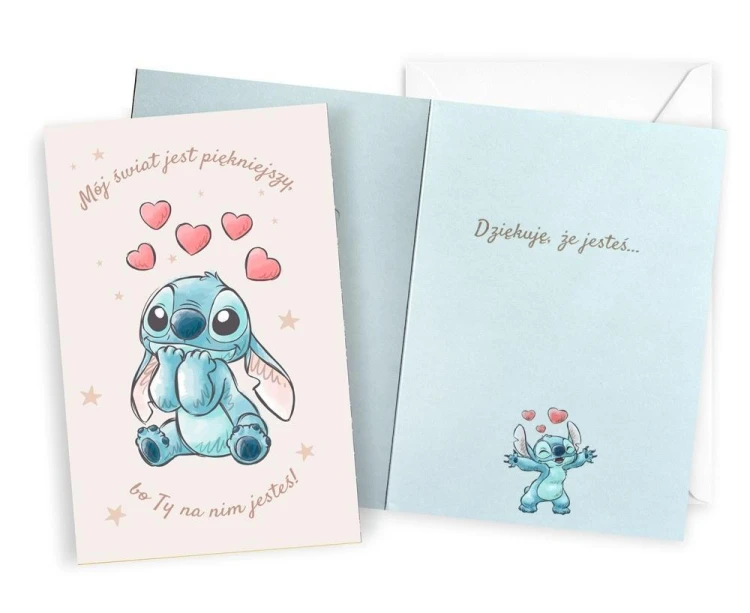 Karnet Urodziny Stitch
