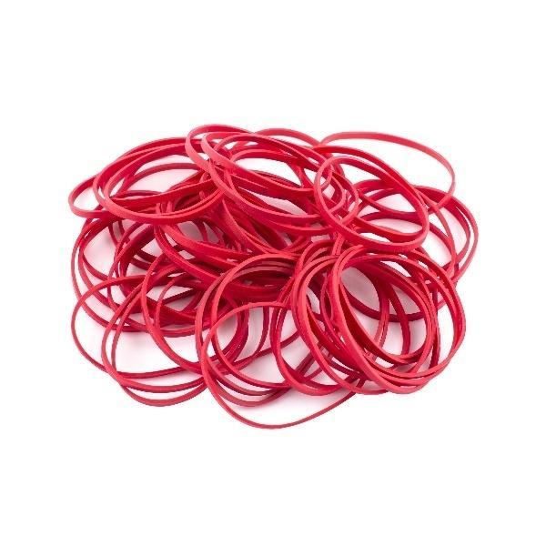 Gumka recepturka czerwona 1,5x3mm 1000g, D.RECT