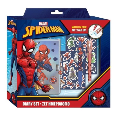 Pamiętnik z długopisem uv spiderman, Diakakis