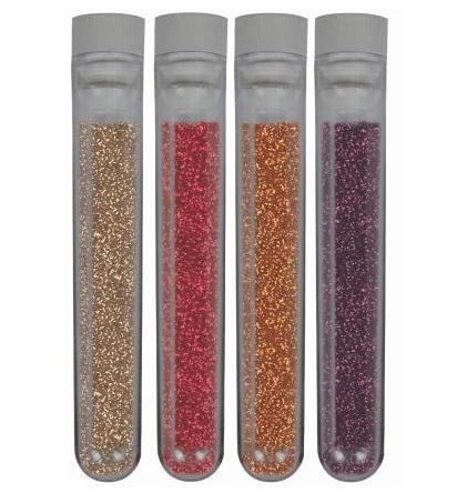 Brokat czerwony 6,5g 4szt, Dekor-Art-Serwis