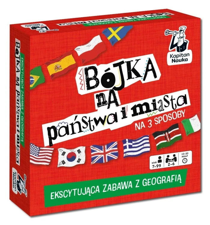 Bójka na państwa i miasta. Gra geograficzna