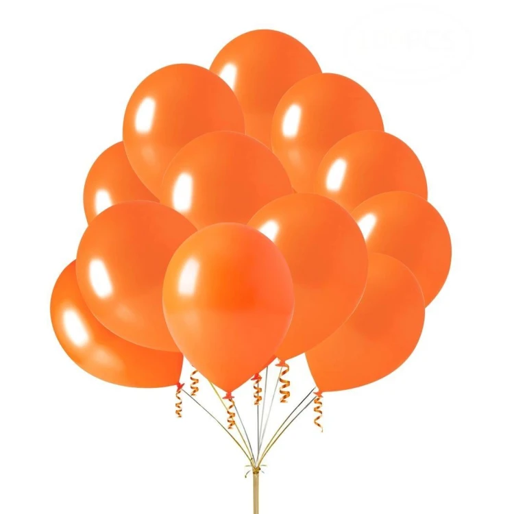 Balon łososiowy metalizowany 30cm 5szt