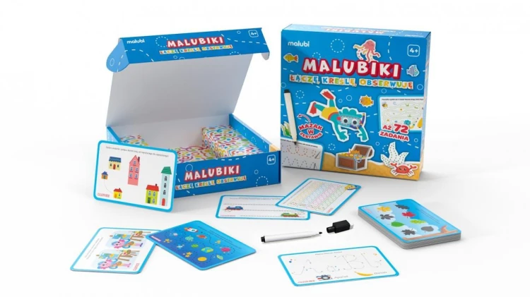 Malubiki łączę, kreślę, obserwuję