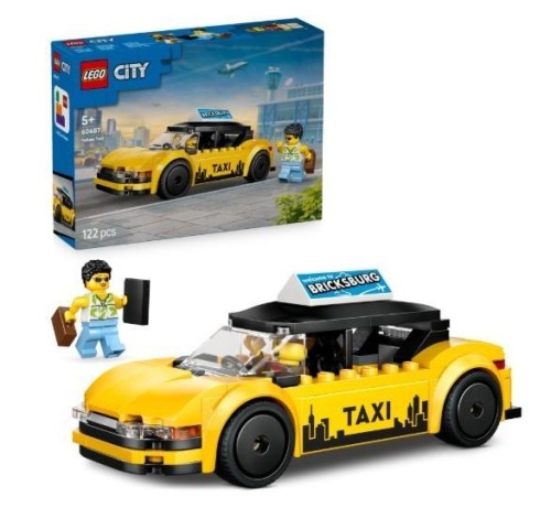 LEGO(R) CITY 60487 Żółta taksówka, LEGO(R)
