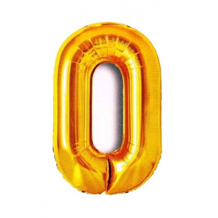 Balon foliowy złoty 9