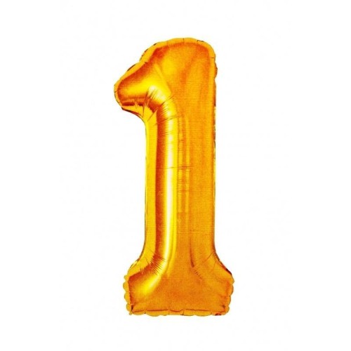 Balon foliowy złoty 1