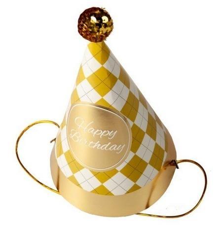 Czapeczka urodzinowa Happy Birthday