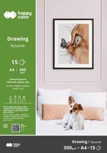 Blok do rysunku ART A4/15 300g, GDD