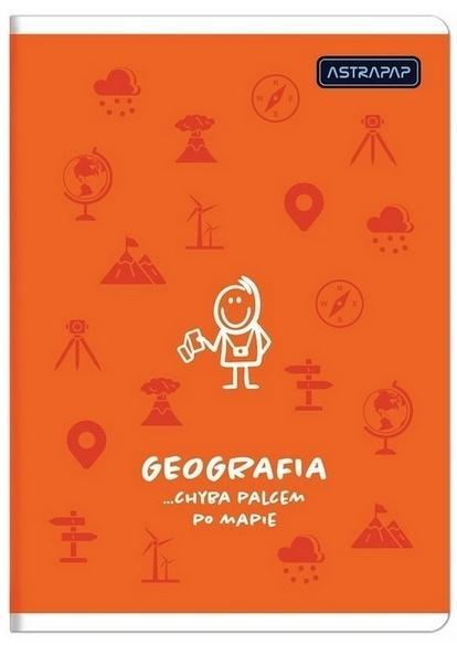 Zeszyt A5/60K kratka Geografia (10szt)