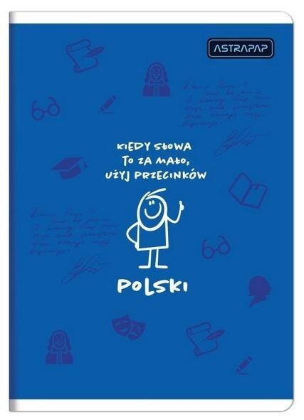Zeszyt A5/60K linia Polski (10szt)