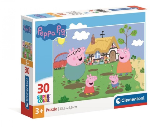 Puzzle 30 Super Kolor Peppa Pig, Clementoni