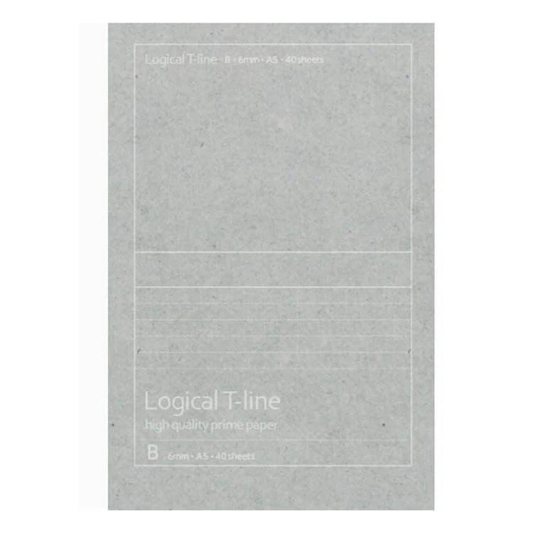 Notatnik A5 Logical T-Line w linie szary