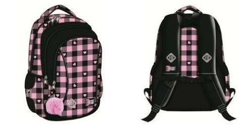 Plecak 3 komorowy BP26 Pink Checkered, ST-MAJEWSKI