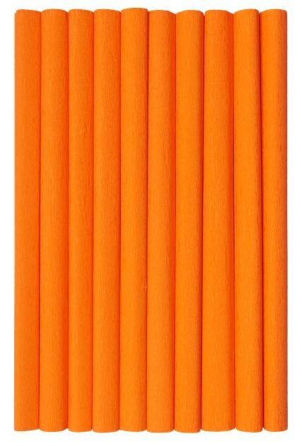 Bibuła marszczona pomarańcz. 50x200cm (10szt)