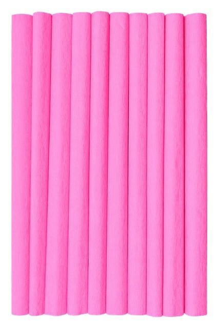 Bibuła marszczona róż jasny 50x200cm (10szt)