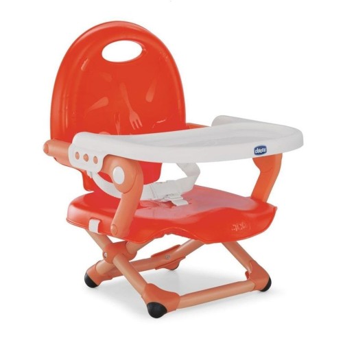 Krzesełko Pocket Snack poppy red 6-36m, Chicco