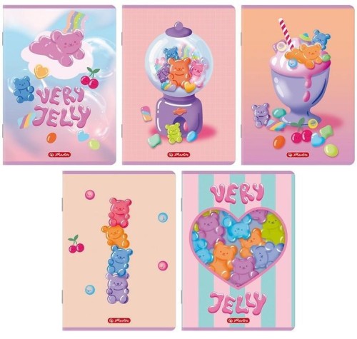 Zeszyt A5/16K kratka Jelly (20szt) HERLITZ