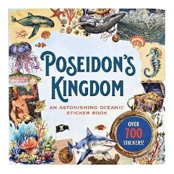 Książka z naklejkami 700szt - Poseidon's Kingdom