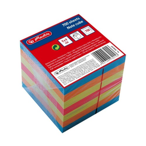 Notes kostka 9/9/9 700K Big kolorowy, HERLITZ