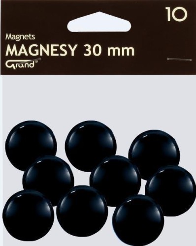 Magnes 30mm czarny (10szt) GRAND, Grand