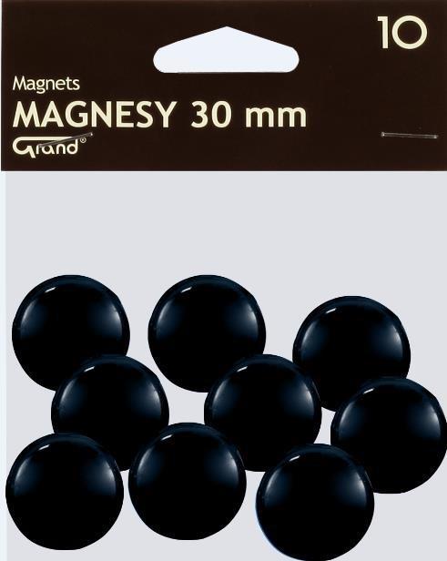 Magnes 30mm czarny (10szt) GRAND, Grand