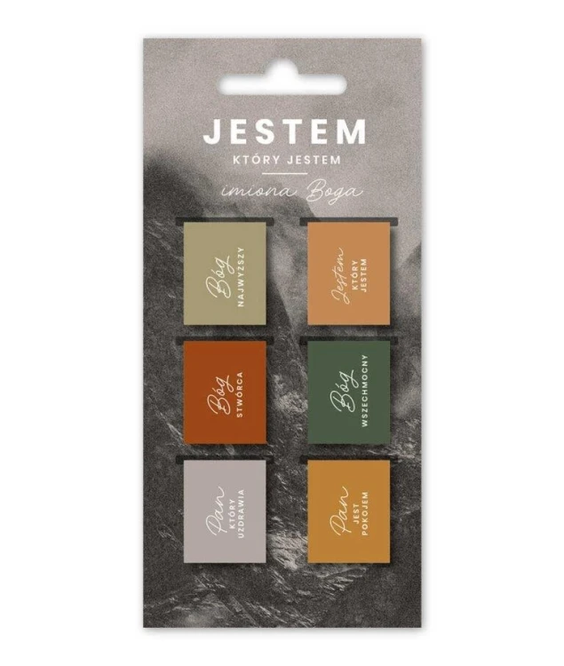 Zakładki magnetyczne - Jestem 6szt, Szaron