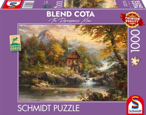 Puzzle 1000 Blend Cota Dom na lato, Schmidt