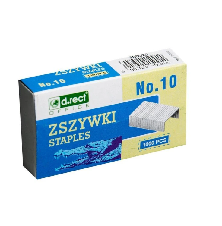 Zszywki 10mm 1000szt, D.RECT