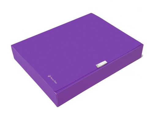 Teczka A4 box 55mm neon fioletowa, Panta Plast