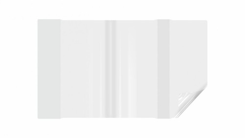 Okładka regulowana bezbarwna PVC S9-268 (25szt)