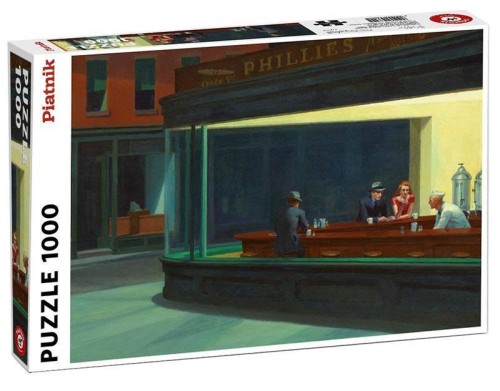 Puzzle 1000 Hopper Nighthawks PIATNIK, Piatnik
