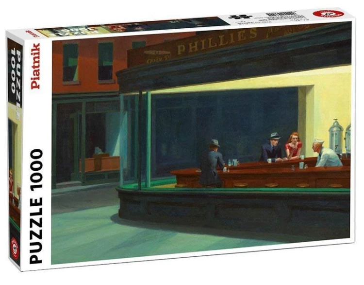 Puzzle 1000 Hopper Nighthawks PIATNIK, Piatnik