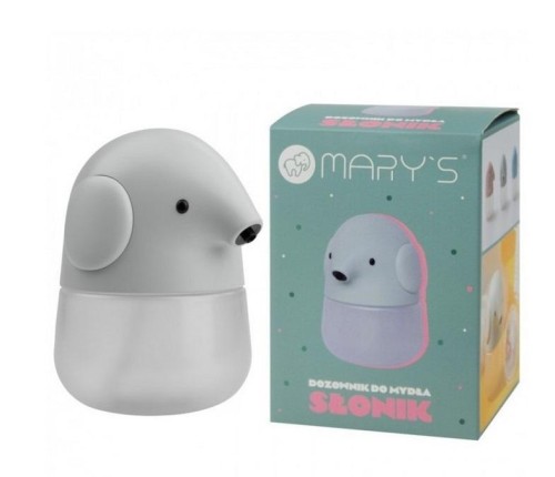 Dozownik do mydła słonik szary, Mary's