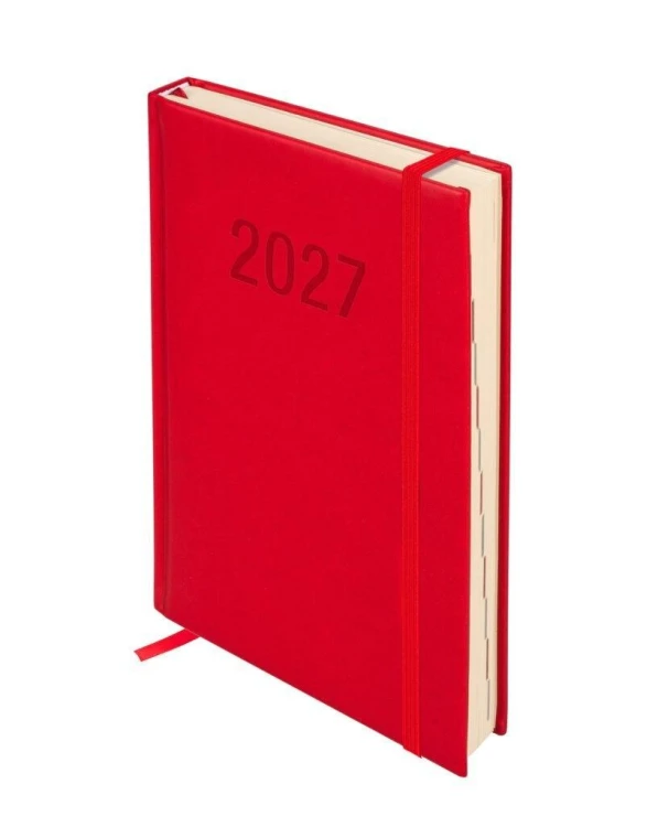 Kalendarz 2027 Colorfix-bis A5 DNS czerwony