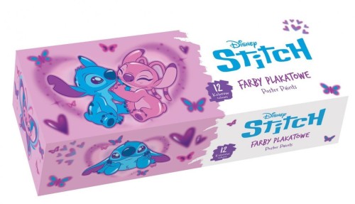 Farby plakatowe Stitch Pink 20ml 12 kolorów