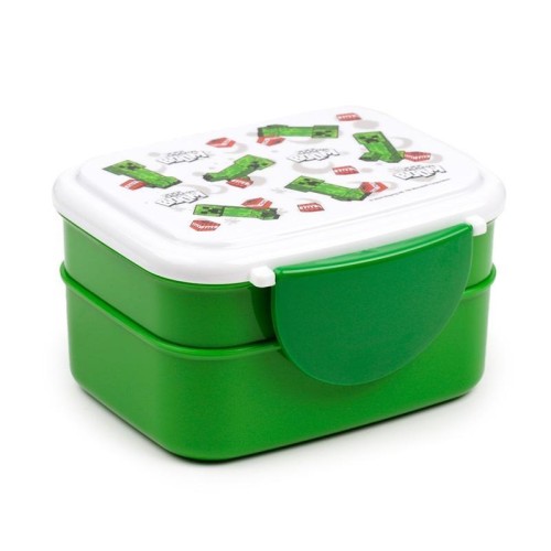 Pudełko na lunch ze sztućcami Minecraft, Puckator