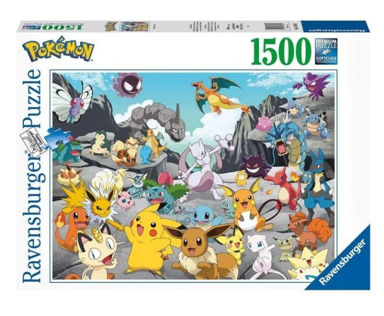 Puzzle 1500 Pokemon Classic, Ravensburger