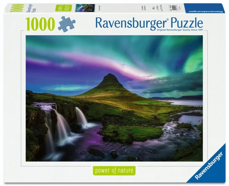 Puzzle 1000 Aurora Over Kirkjufell, Ravensburger