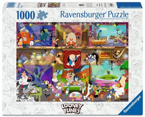 Puzzle 1000 Looney Tunes Studio, Ravensburger