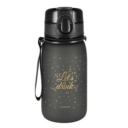 Bidon 400ml black-gold, STARPAK