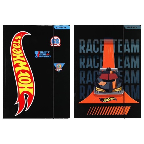 Teczka z gumką hot wheels, STARPAK